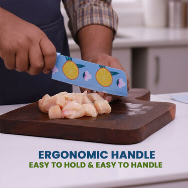 3Pcs Stainless Steel Printed Knife Set (CK4)