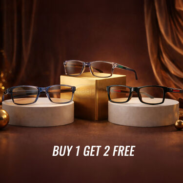 Full Frame Bifocal Coloured Adaptive Power Reading Glasses Buy1 Get2 Free (3BCORG18)