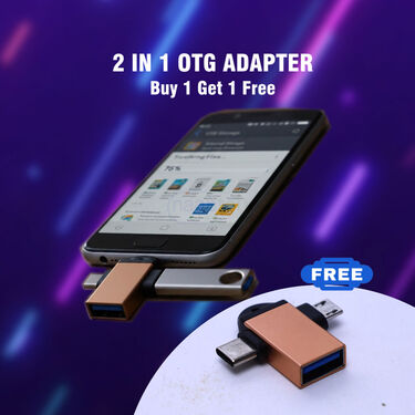 2 in 1 OTG Micro USB & Type C Adapter (OTG1)