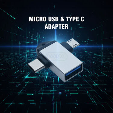 2 in 1 OTG Micro USB & Type C Adapter (OTG1)