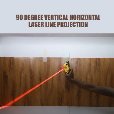 90 degree Vertical Horizontal Laser Line Projection (LLP)