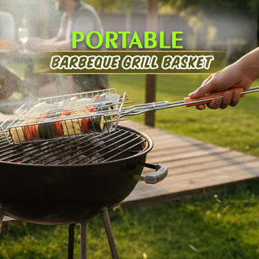 Portable Barbeque Grill Basket (1BGB1)
