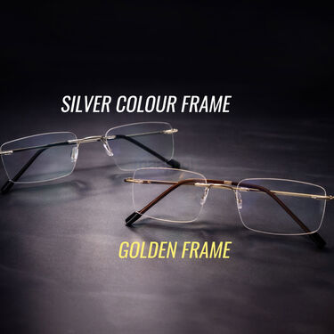 Comfortable All-Day Use Premium Rimless Frames with Silicone Pads Buy1 Get1 Free (2MF3)