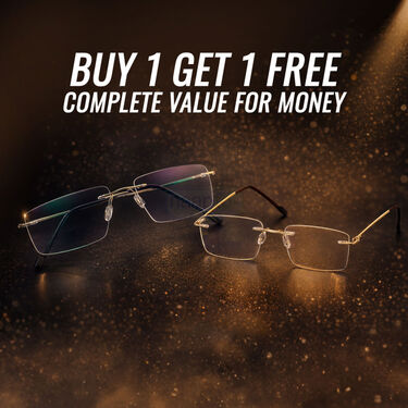 Comfortable All-Day Use Premium Rimless Frames with Silicone Pads Buy1 Get1 Free (2MF3)
