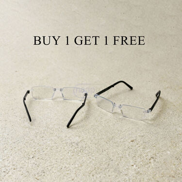 Rimless Foldable Adaptive Power Reading Glasses Buy 1 Get 1 Free (2FORG12)
