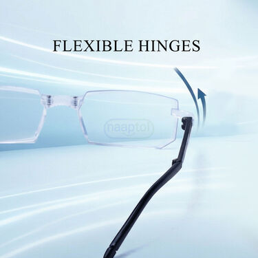 Rimless Foldable Adaptive Power Reading Glasses Buy 1 Get 1 Free (2FORG12)
