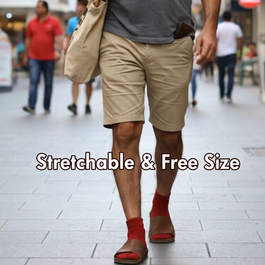 6 Pair Fleece Ankle Length Winter Socks For Men (ASM2)