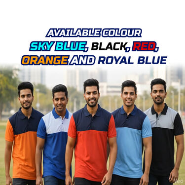 Pack of 5 Designer Collar T-Shirts (5PT26)