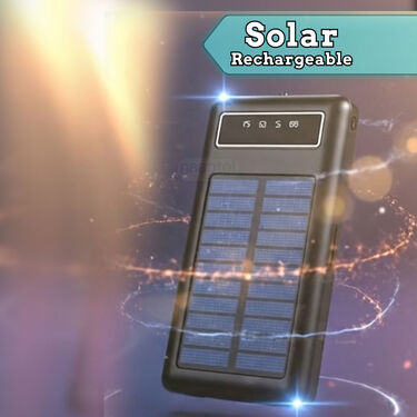15000 MAh Solar Powerbank With Emergency Light (PB36)