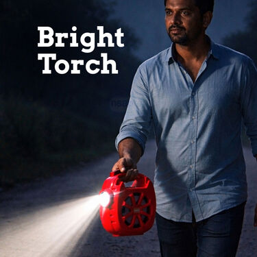 Solar Powered Speaker With Radio,Torch And Power Bank Function (BLS19)