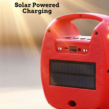 Solar Powered Speaker With Radio,Torch And Power Bank Function (BLS19)