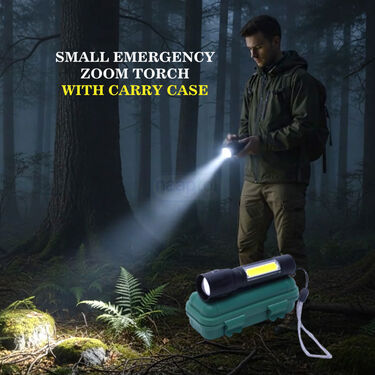 Small Emergency Zoom Torch With Carry Case (LL33)