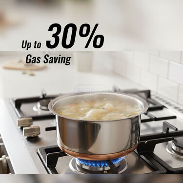 15 Pcs Copper Base Cook & Serve Set + 5 Pcs Kitchen Tools (15CC1)