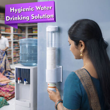 Wall Mounted Paper Cup Glass Dispenser (1PCD1)