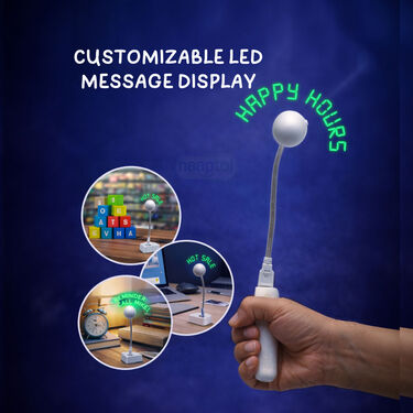 Led Light Programmable Message Display Fan (LL35)