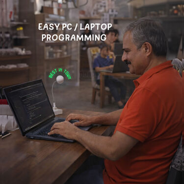 Led Light Programmable Message Display Fan (LL35)