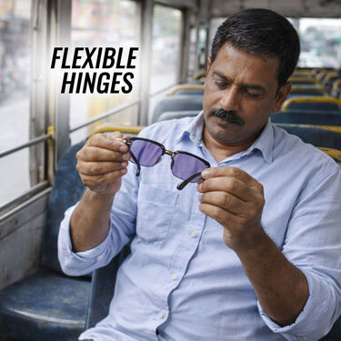 Premium Frame Coloured Adaptive Power Reading Glasses Buy 1 Get 1 Free (2CORG2)