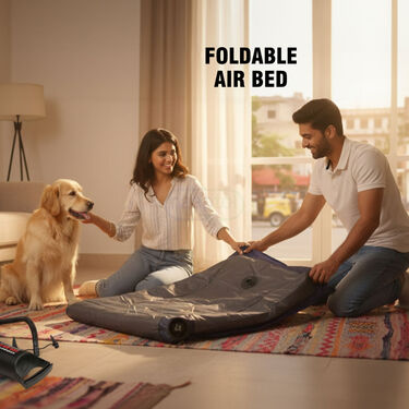 Portable Inflatable Air Bed with Free Pump (PF17)