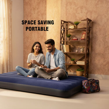 Portable Inflatable Air Bed with Free Pump (PF17)