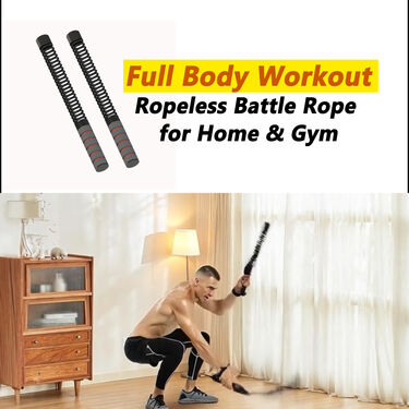 Full Body Workout Ropeless Battle Rope For Home & Gym (WR1)