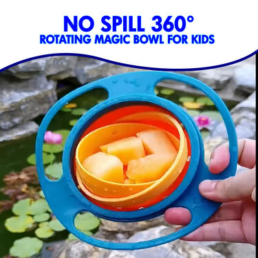 No Spill 360 Degree Rotating Bowl For Kids (KIDSB)