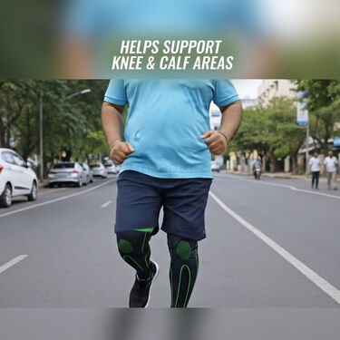 Pain Relief Compression knee And Calf Support Plus Size B1G1 (PPRS80)