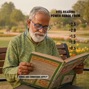 Portable Neckband Adaptive Power Reading Glasses (NORG)