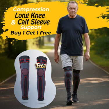 Compression Long Knee And Calf Sleeve Support B1G1 (CLK1)