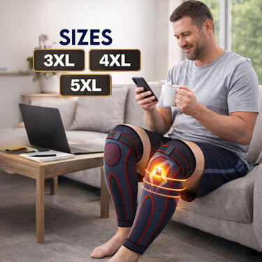 Compression Long Knee And Calf Sleeve Support Plus Size B1G1 (CLK2)