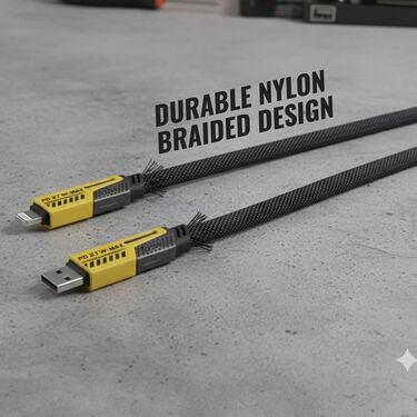 4-In -1 Fast Charging Cable Multi-Device Charger For iPhone & Android (FCC1)