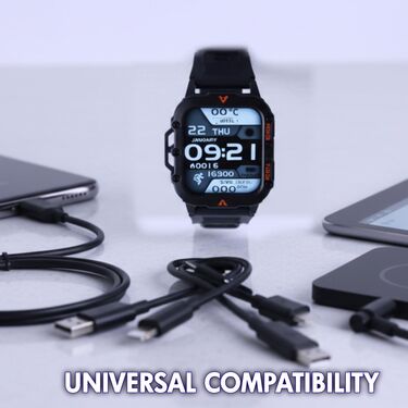 Tough Infinite Display Bluetooth Calling Smart Watch (BCSW52 CS)