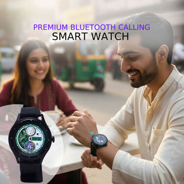 Round Dial Premium Bluetooth Calling Smart Watch (BCSW53CS)