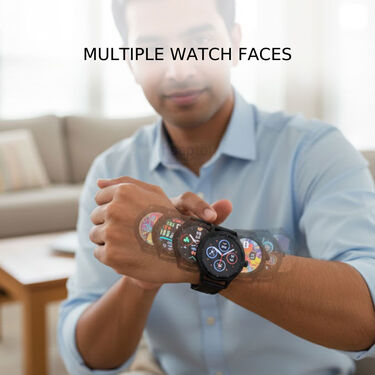 Round Dial Premium Bluetooth Calling Smart Watch (BCSW53 CS)