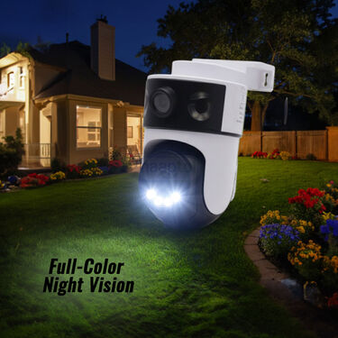 Dual Lens WiFi Outdoor CCTV Camera With 360 View (CCTV34)