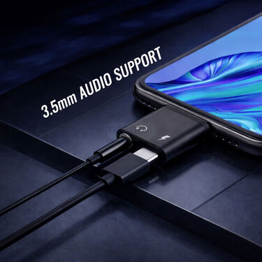 USB 3.5mm Headphone Jack & USB C Adapter (JACK1)