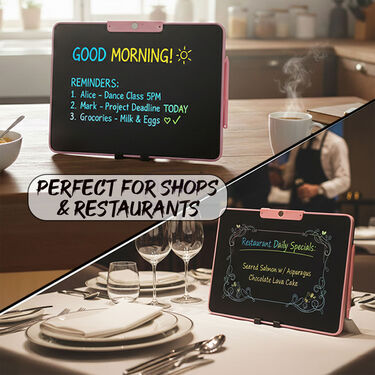 16 Inch Big Rechargeable Message Board With Stand (MCLB3)