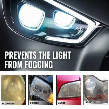 Pack of 2 Headlight Cleaner For Car Bike Truck (HLC2)