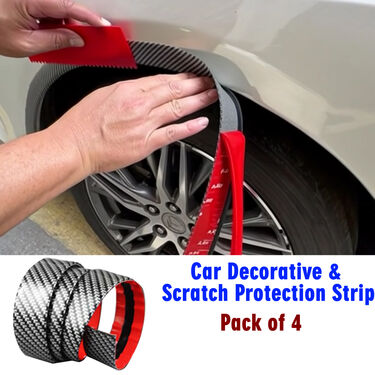 Car Decorative & Scratch Protection Strip Pack of 4 (CED2)