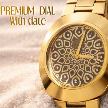 Golden Designer Watch (MGW33)