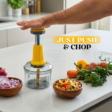 Quick & Easy Onion & Veg Push Chopper ( CHOP13)
