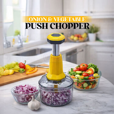 Quick & Easy Onion & Veg Push Chopper ( CHOP13)
