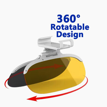 Car Day Night Driving Anti Glare Safety Visor (CDV2)