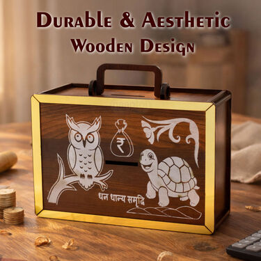 Wooden Piggy Bank (WPB6)