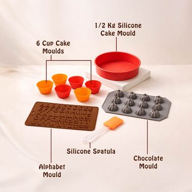 10 Pcs Silicone Bakeware Combo (10SBC1)
