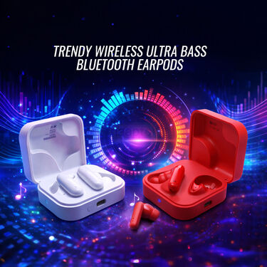 Trendy Wireless Ultra Bass Bluetooth Earpods (TWS99)