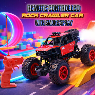 Remote Controlled Rock Crawler Car with Smoke Spray (CAR2CS)