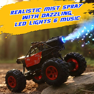 Remote Controlled Rock Crawler Car with Smoke Spray (CAR2CS)