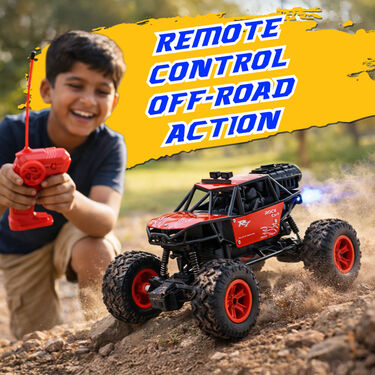 Remote Controlled Rock Crawler Car with Smoke Spray (CAR2CS)