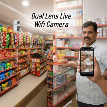 Dual Lens Live Wifi Indoor Camera (CCTV37CS)