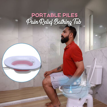Foldable Toilet Seat For Piles Pain Relief (PF21)